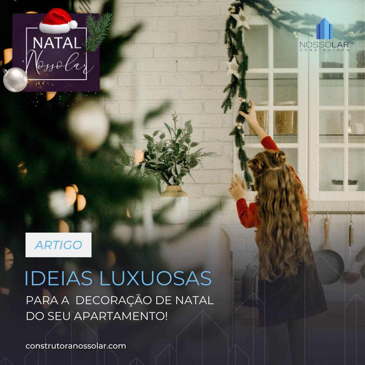 decoração de Natal luxuosa